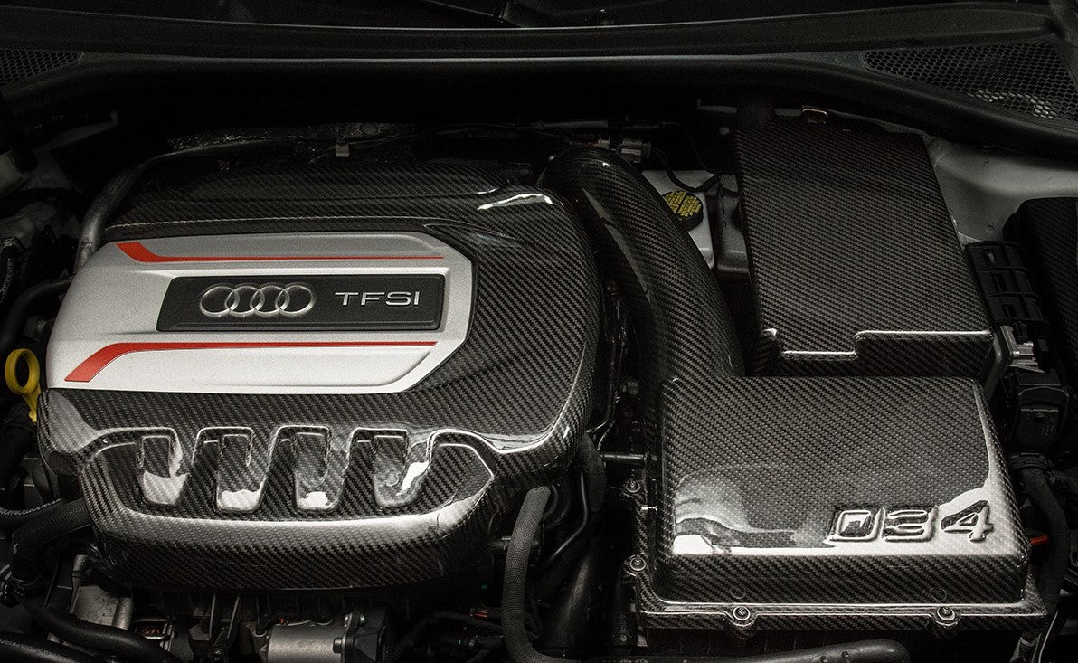 034Motorsport | Carbon Fibre Engine Cover (Audi S3 8V / TTS MK3)