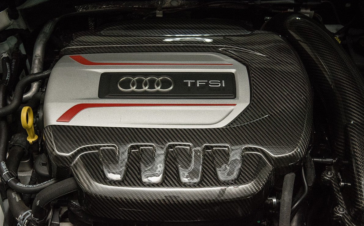 034Motorsport | Carbon Fibre Engine Cover (Audi S3 8V / TTS MK3)