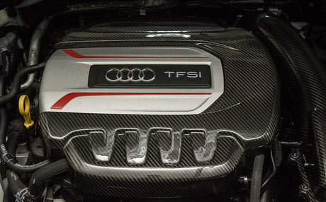 034Motorsport | Carbon Fibre Engine Cover (Audi S3 8V / TTS MK3)