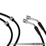 034Motorsport | Stainless Steel Braided Brake Line Kit (Audi A3, S3/VW Golf R MK7, 7.5)