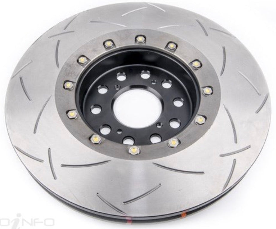 DBA | 53700BLKS T3 5000 Series Slotted 2Pc Front Rotors PAIR