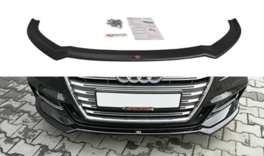 MAXTON DESIGN | V2 Front Splitter (Audi S3/A3 S-Line 8V Facelift)