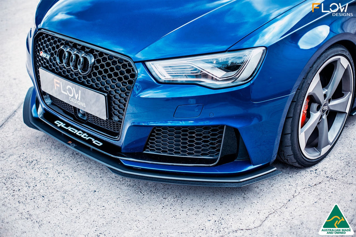 RS3 8V Sportback (PFL) Front Lip Splitter V3