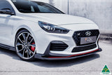 i30N Fastback PD Front Lip Splitter & Reinforcement Brackets (GLOSS BLACK)