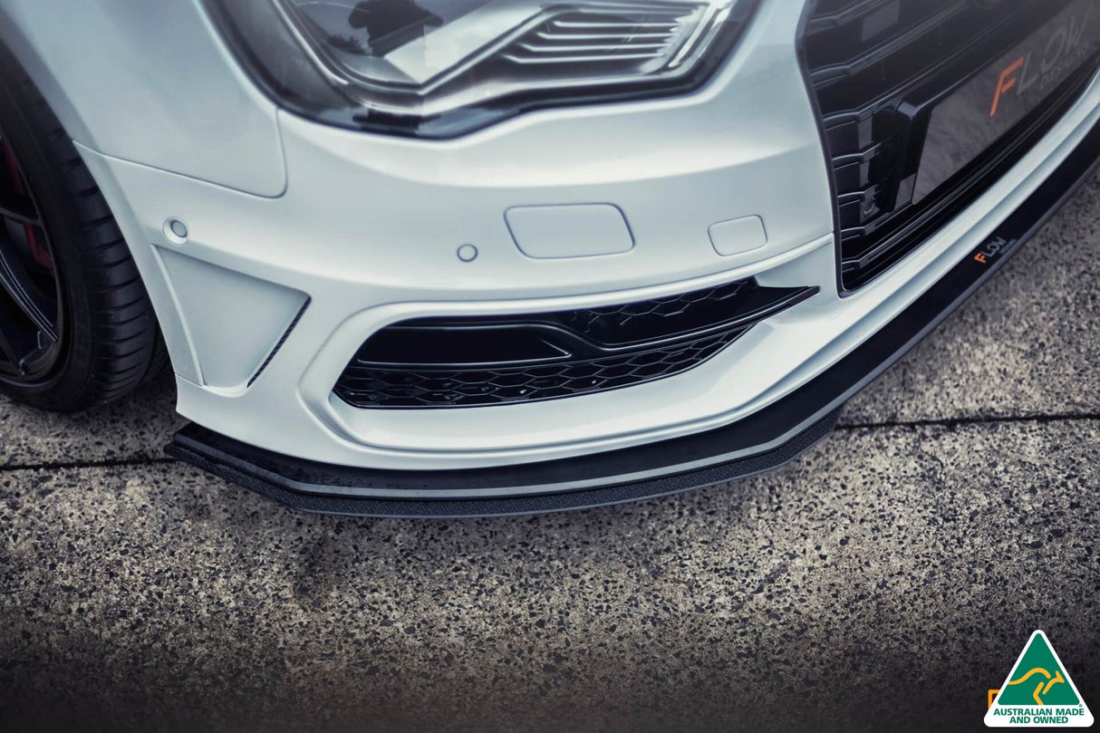 Buy Audi S3 8V Front Splitter Extensions | Flow Designs Australia