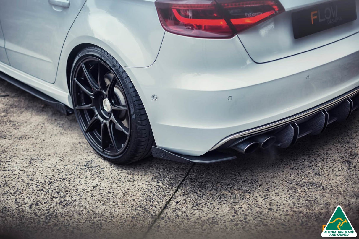 Buy Audi S3 8V PFL Sportback Rear Spats | Flow Designs Australia