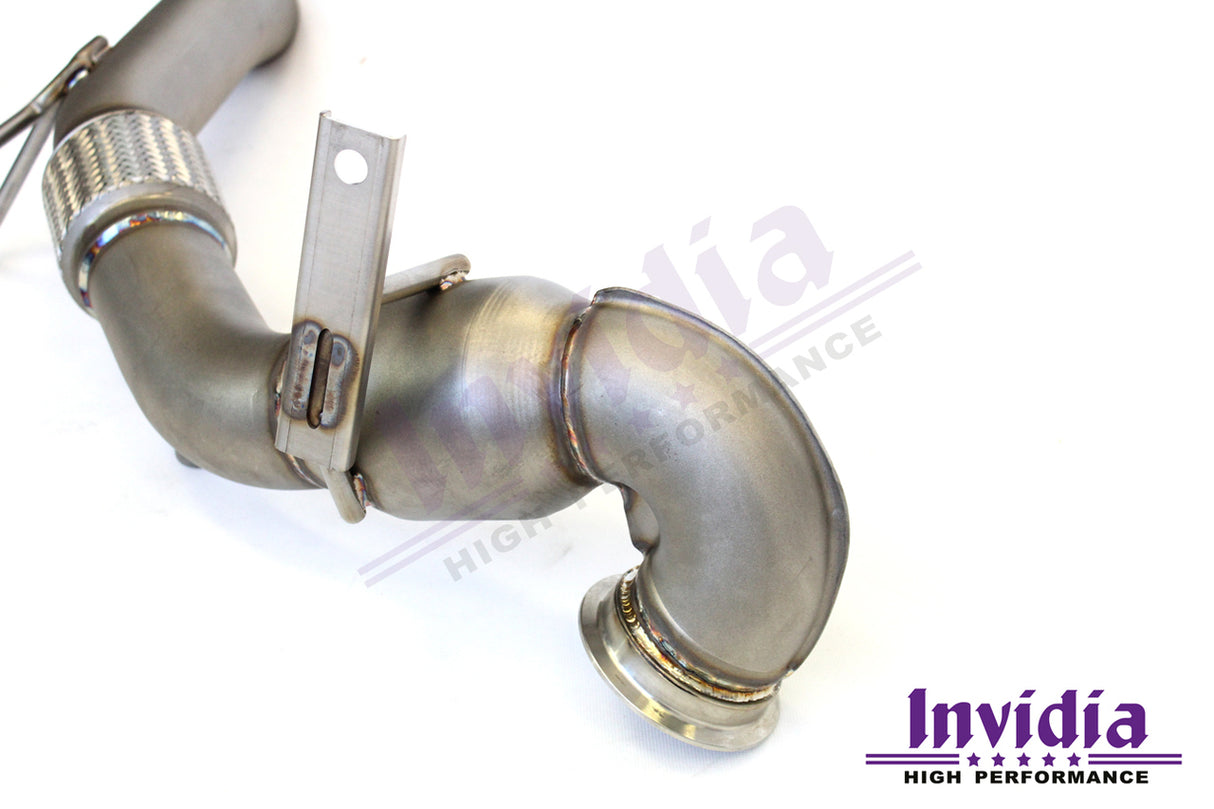 Invidia | Downpipe with High-Flow Cat (MK7 Golf R, Audi S3 8V)