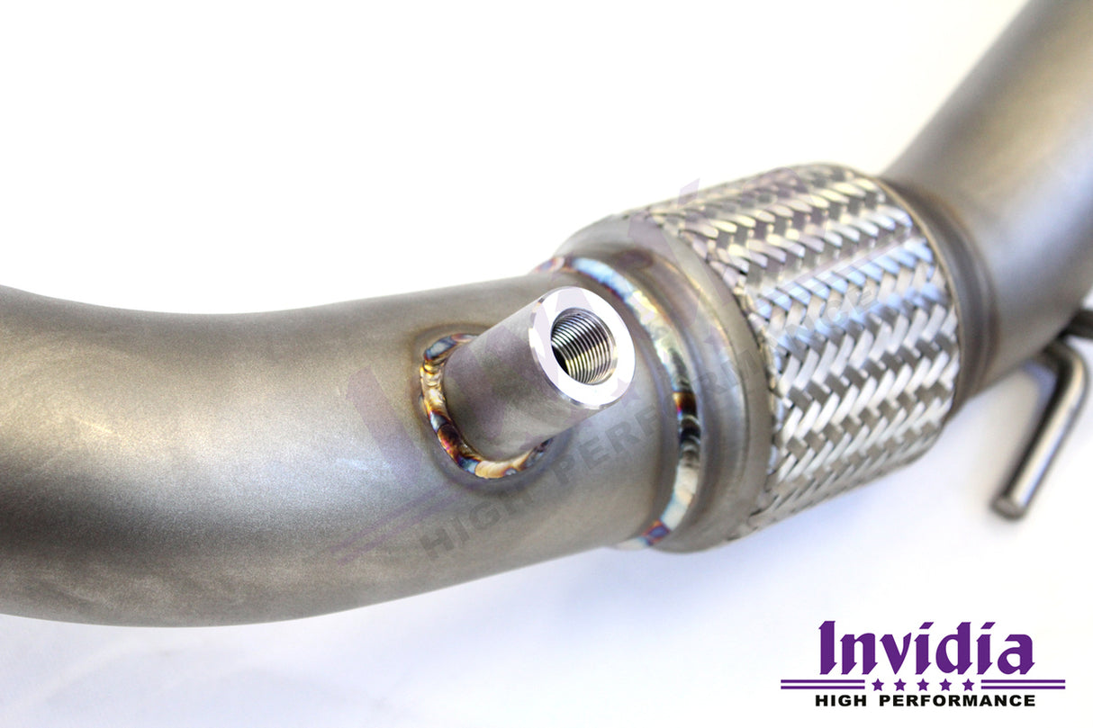 Invidia | Downpipe with High-Flow Cat (MK7 Golf R, Audi S3 8V)