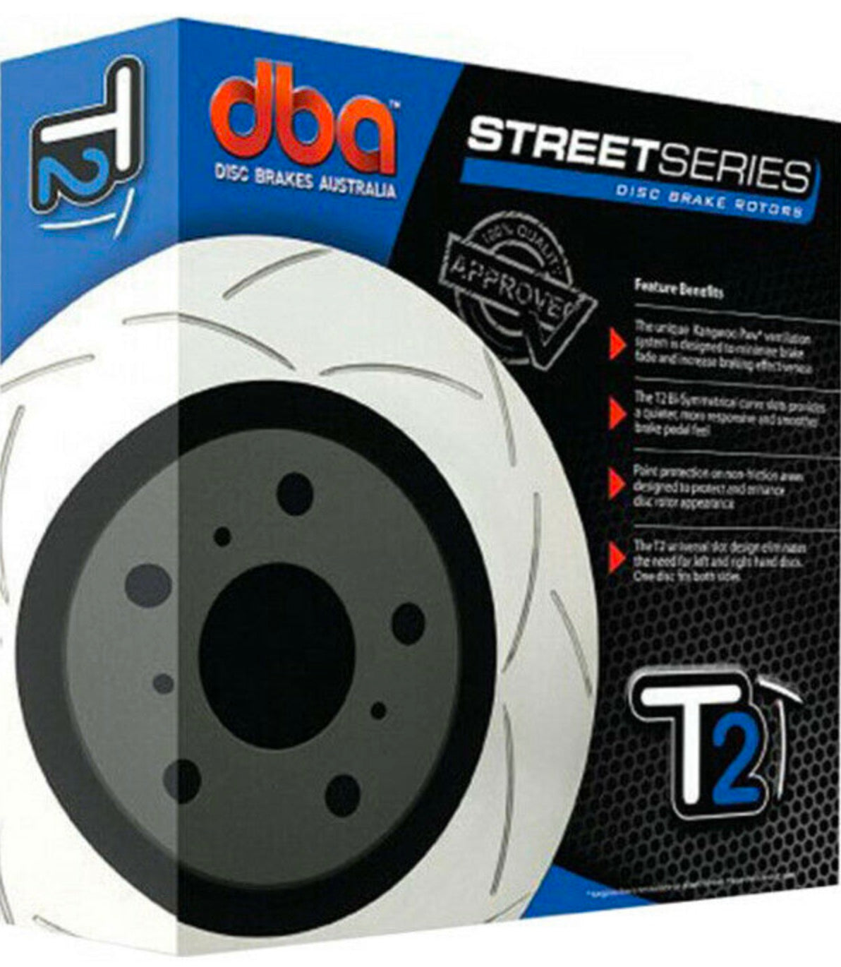 DBA | 2806S T2 Street Series Slotted Front Rotors PAIR - ModsDirect