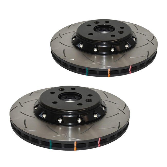 DBA | DBA 52366BLKS T3 5000 Series Slotted 2Pc Front Rotors PAIR