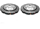 DBA | 52844WSLVXD 5000 Series Wave Cross Drilled 2Pc Front Rotors PAIR