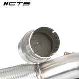 CTS Turbo | Downpipe with High-Flow Cat (MK7 Golf R/Audi S3 8V)