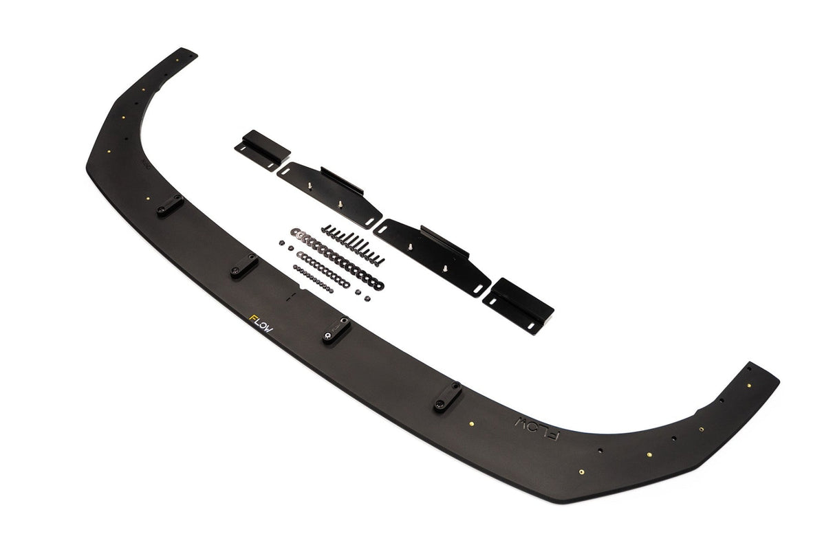 CN7 i30N Sedan 2021 Front Lip Splitter & Mounting Brackets (Pair) (GLOSS BLACK)