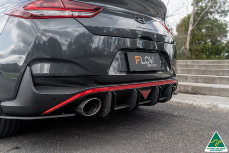 i30N Fastback PD FL 2022+ Flow-Lock Rear Diffuser (GLOSS BLACK)