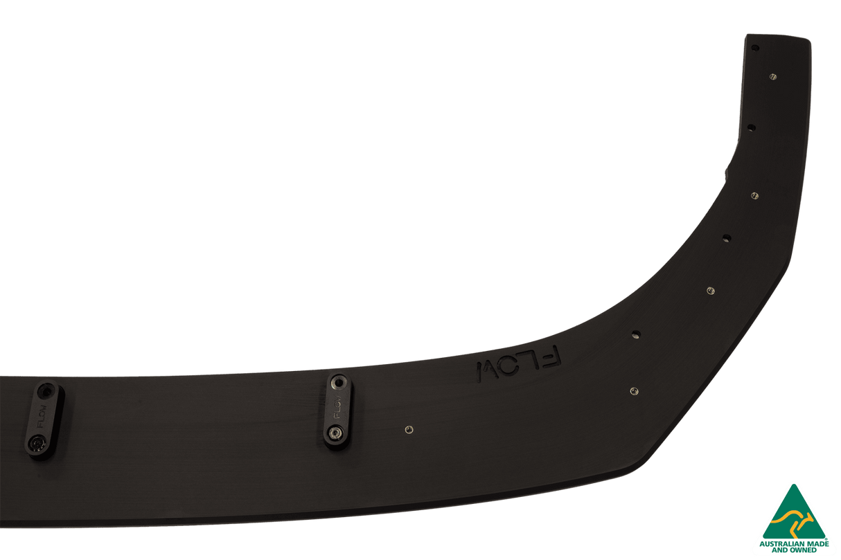 CN7 i30N Sedan 2021 Front Lip Splitter & Mounting Brackets (Pair) (GLOSS BLACK)