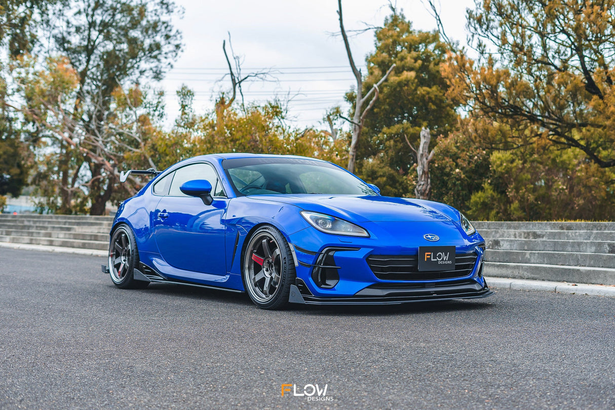 ZD8 BRZ STI Front Lip Splitter (TEXTURED)