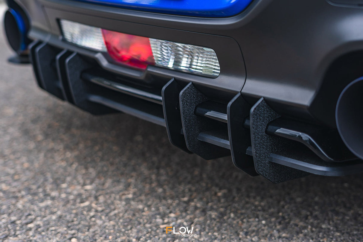 ZD8 BRZ STI Flow-Lock Rear Diffuser (TEXTURED)