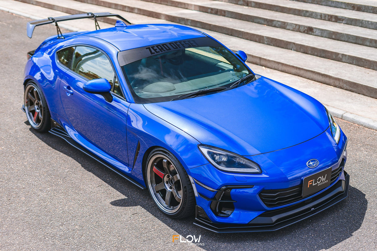 ZD8 BRZ STI Front Lip Splitter (TEXTURED)