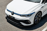 GLOSS BLACK MK8 Golf R Chassis Mounted Front Lip Splitter