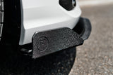 GLOSS BLACK MK8 Golf R Chassis Mounted Front Lip Splitter