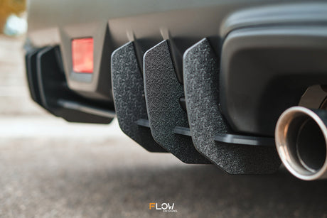 VB WRX Flow-Lock Rear Diffuser (TEXTURED)