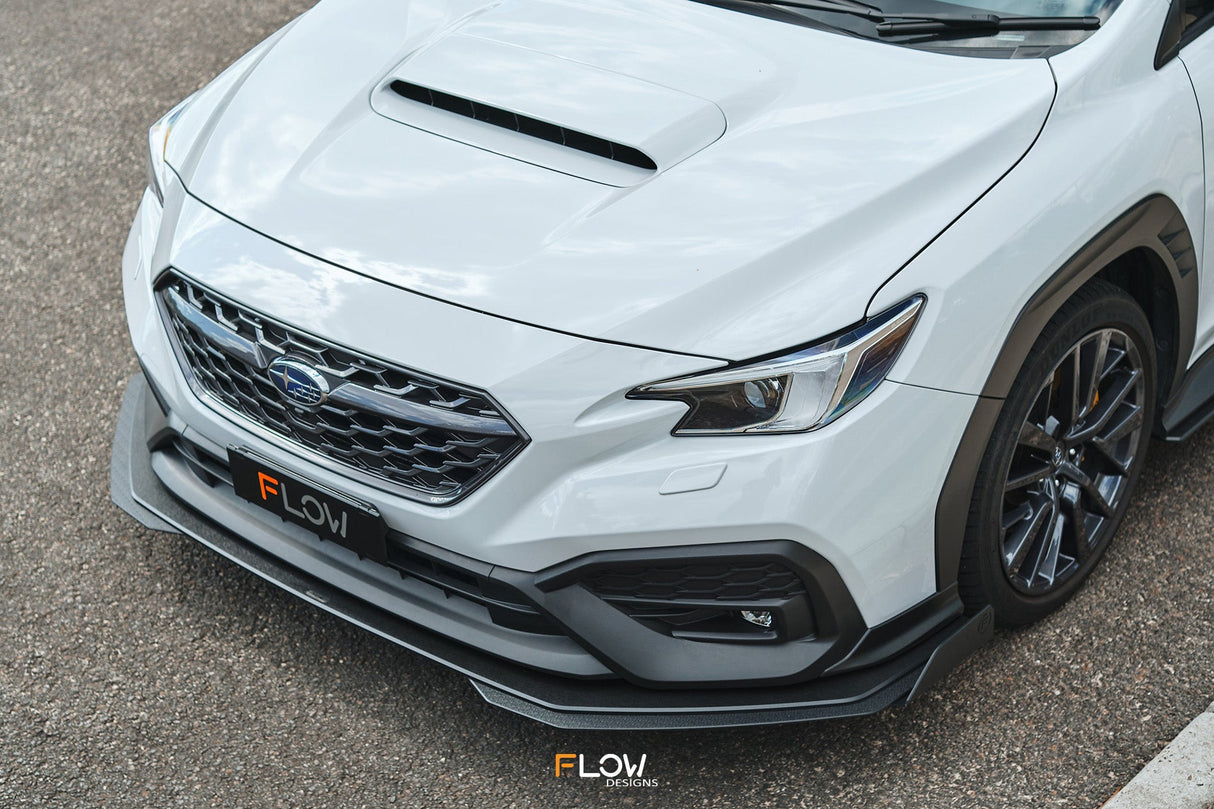 VB WRX Front Lip Splitter (TEXTURED)