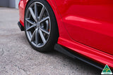 S3 8V Sedan PFL Side Skirt Splitter Winglets (Pair)