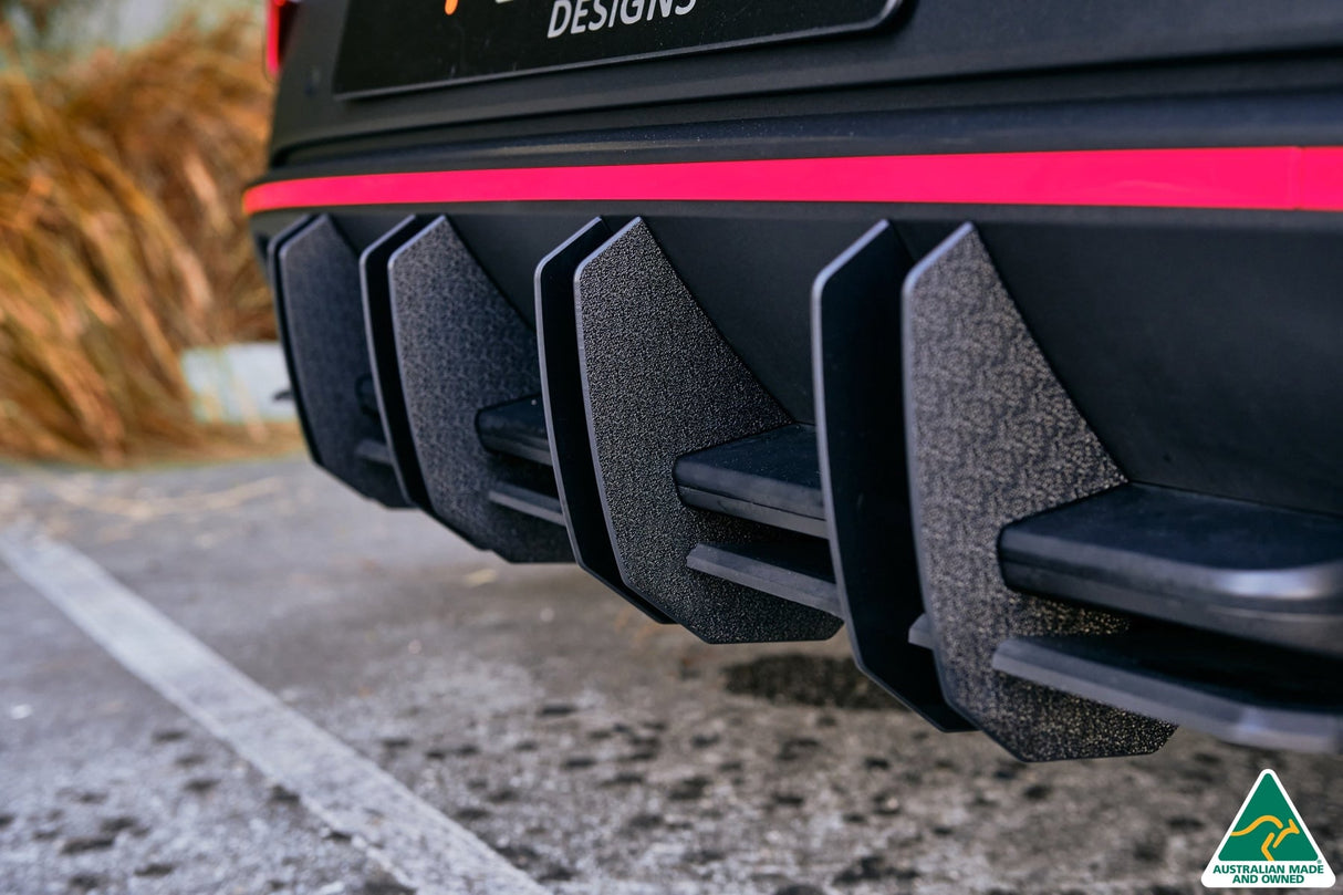 i30N Hatch PD FL 2021 Flow-Lock Rear Diffuser (GLOSS BLACK)