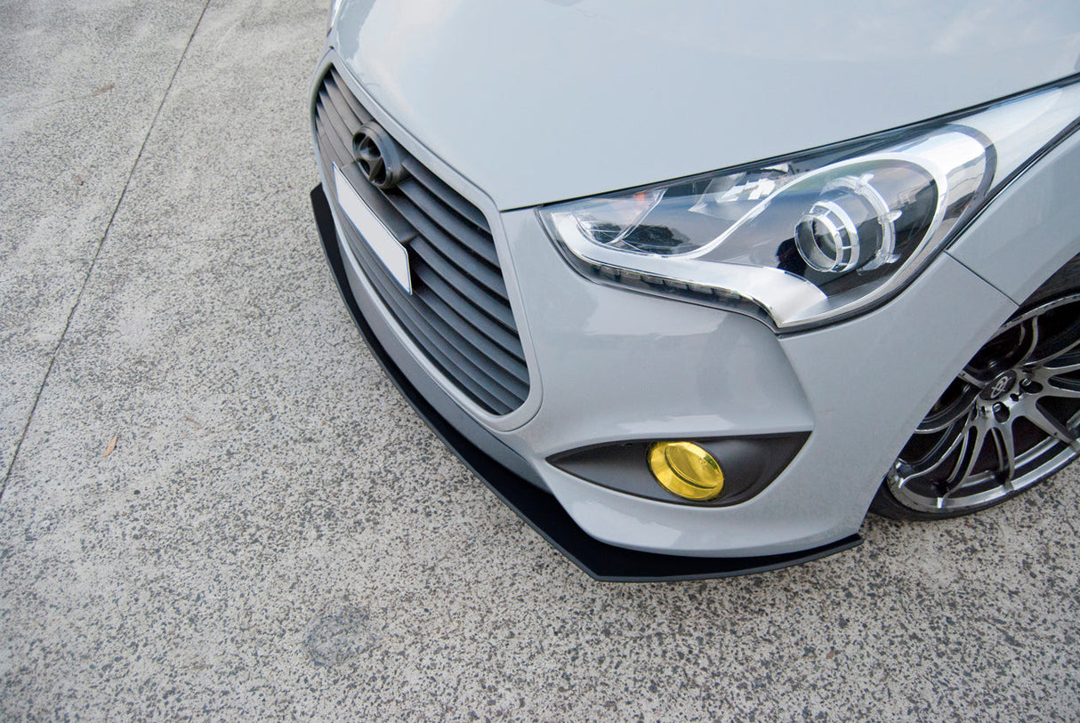 Veloster SR Turbo Front Lip Splitter (GLOSS BLACK)