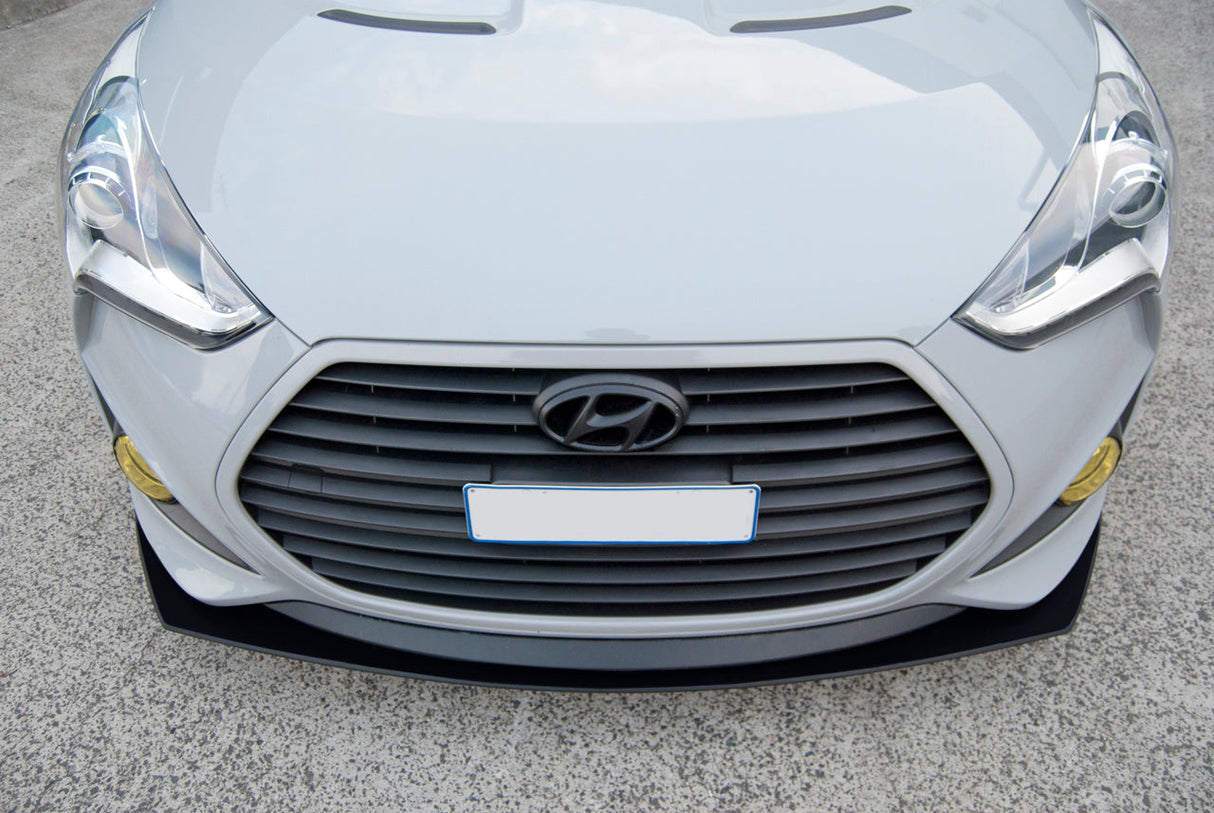 Veloster SR Turbo Front Lip Splitter (GLOSS BLACK)