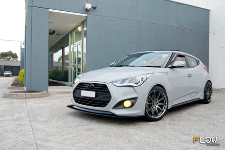 Veloster SR Turbo Front Lip Splitter (GLOSS BLACK)