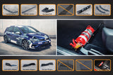 MK7.5 Golf R Full Lip Splitter Set with Flow-Lock Rear Diffuser