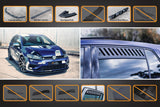 MK7.5 Golf R Full Lip Splitter Set with Flow-Lock Rear Diffuser