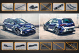 MK7.5 Golf R Full Lip Splitter Set with Flow-Lock Rear Diffuser