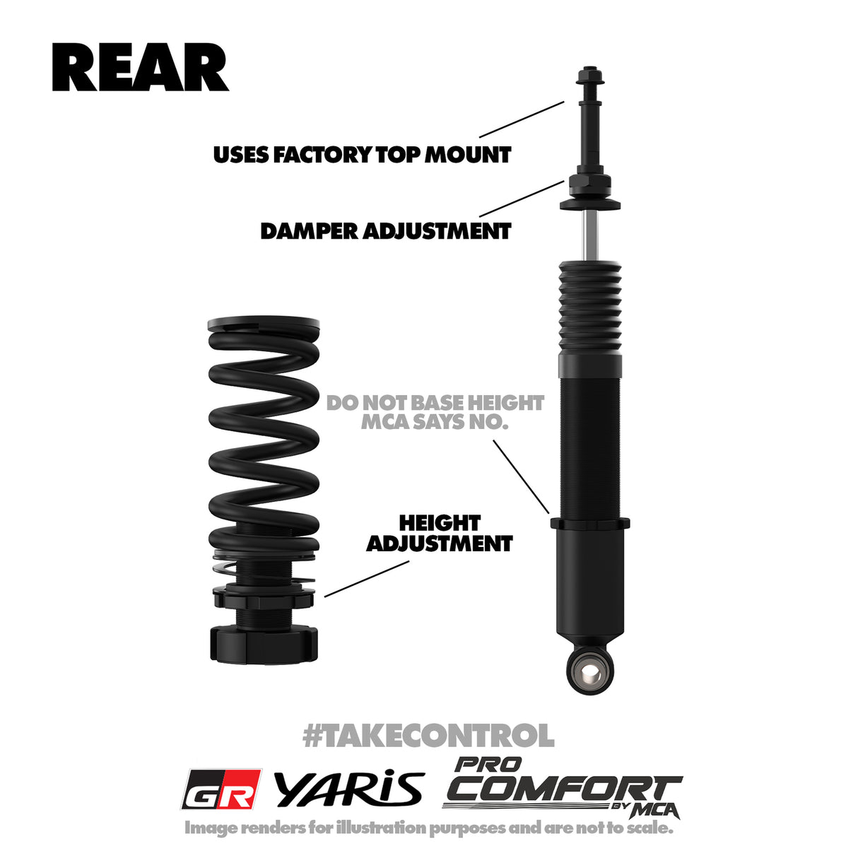 MCA | Pro Comfort Coilovers (Toyota Yaris GR XPA16R)