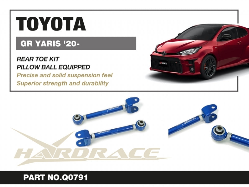 Hardrace | Rear Toe Kit W/Pillow Ball (Toyota Yaris GR XPA16R)