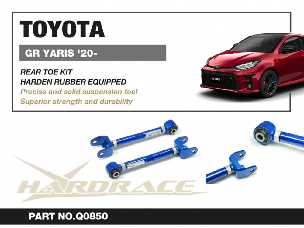 Hardrace | Rear Toe Kit W/Rubber Bush (Toyota Yaris GR XPA16R)