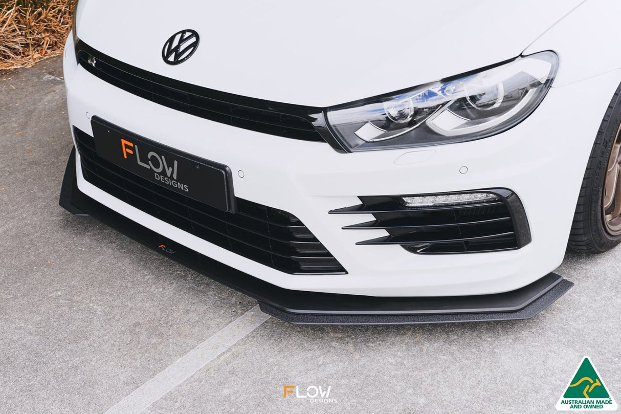 Scirocco R FL V3 Front Lip Splitter