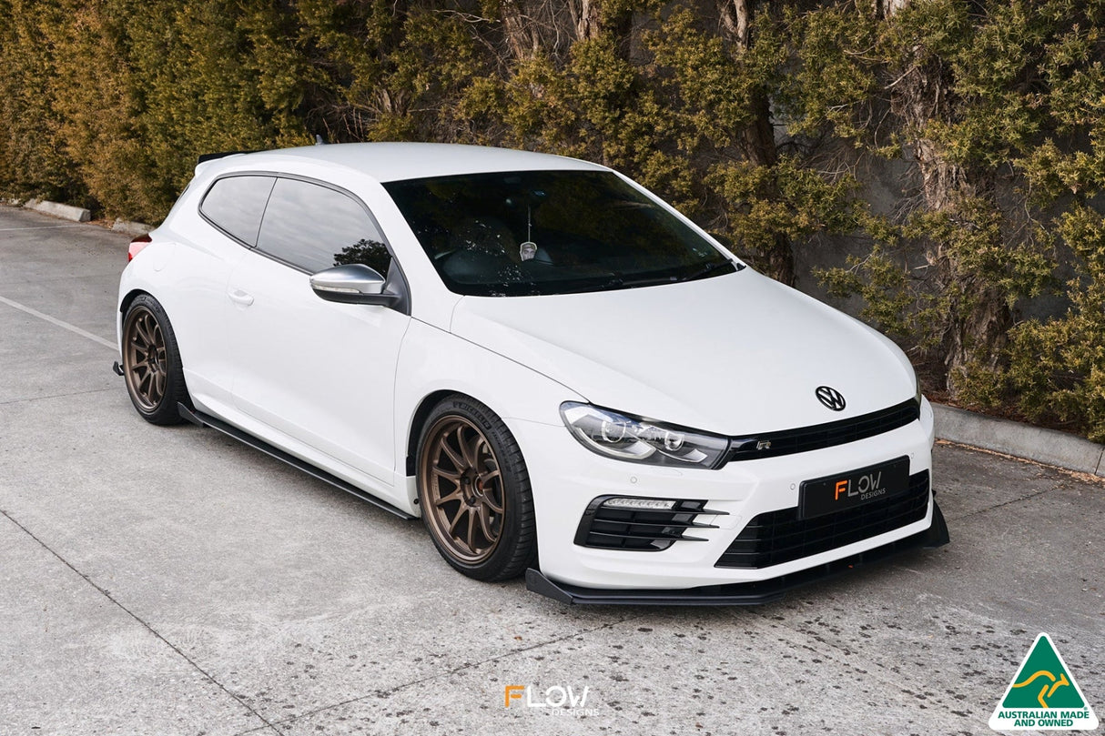 Scirocco R FL V3 Front Lip Splitter Winglets (Pair)