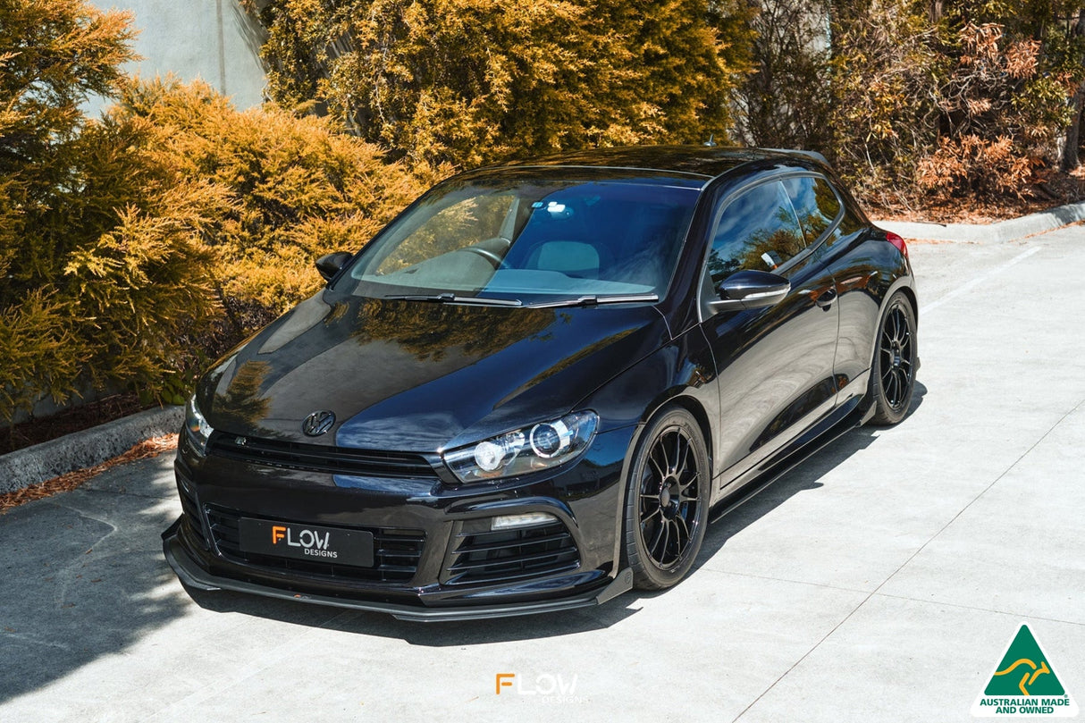 Scirocco R PFL V3 Front Lip Splitter