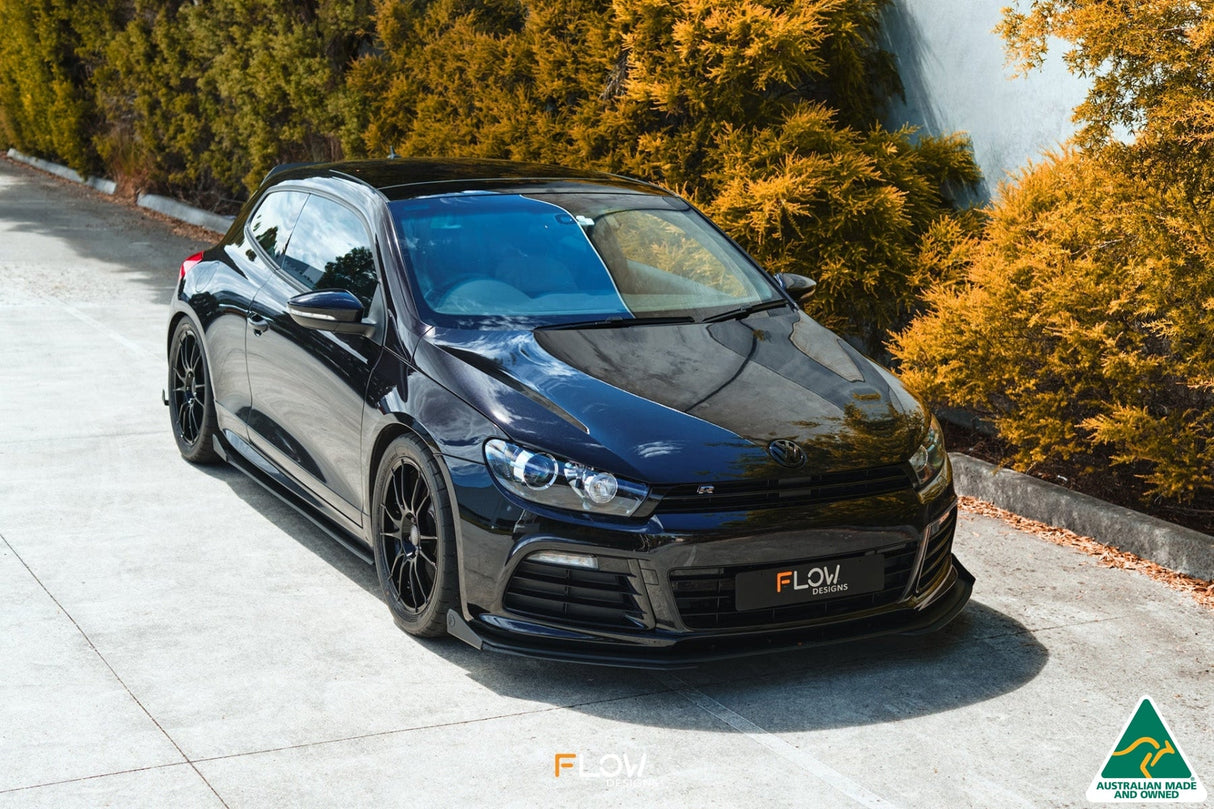 Scirocco R PFL V3 Front Lip Splitter Extensions (Pair)