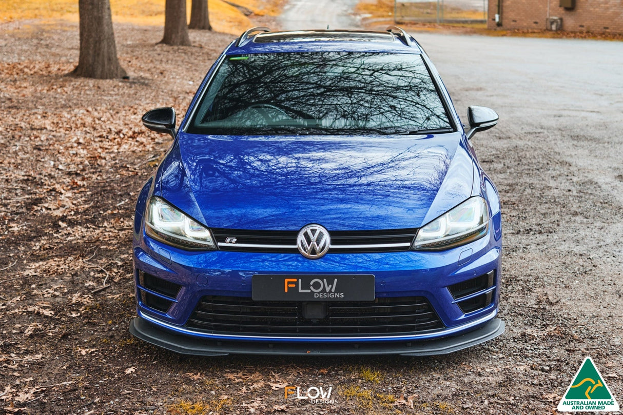 MK7 Golf R Wagon Front Lip Splitter Extensions (Pair)