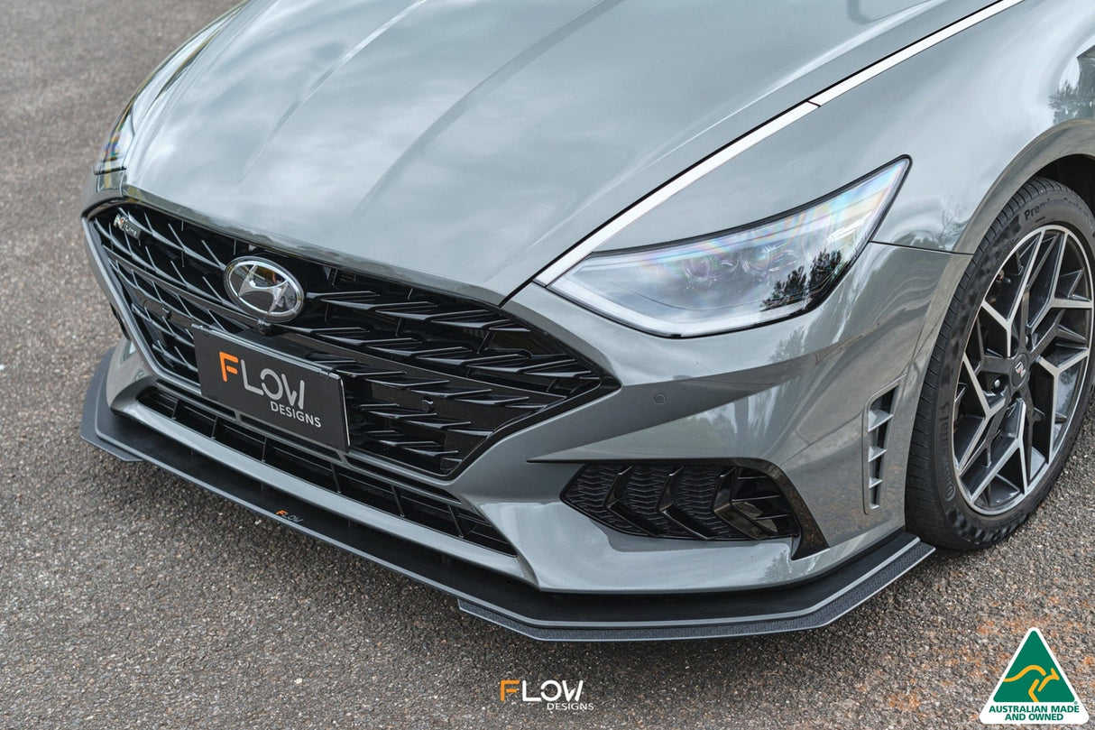 DN8 Sonata N Line 2020+ Front Lip Splitter Extensions (Pair)