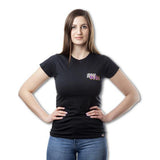 KW Basic Womens T-Shirt - Black M - ModsDirect