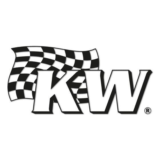 KW Black Sticker - 80 x 37mm - ModsDirect