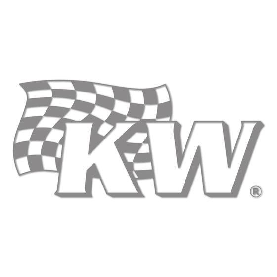 KW Silver Sticker - 200 x 90mm - ModsDirect