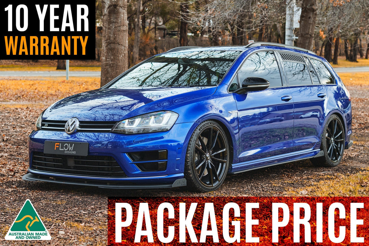 MK7 Golf R Wagon Full Lip Splitter Set