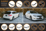 Impreza WRX/RS G3 Hatch PFL Full Lip Splitter Set