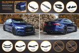 S3 8V Sedan FL Full Lip Splitter Set