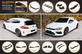 Scirocco R FL V3 Full Lip Splitter Set